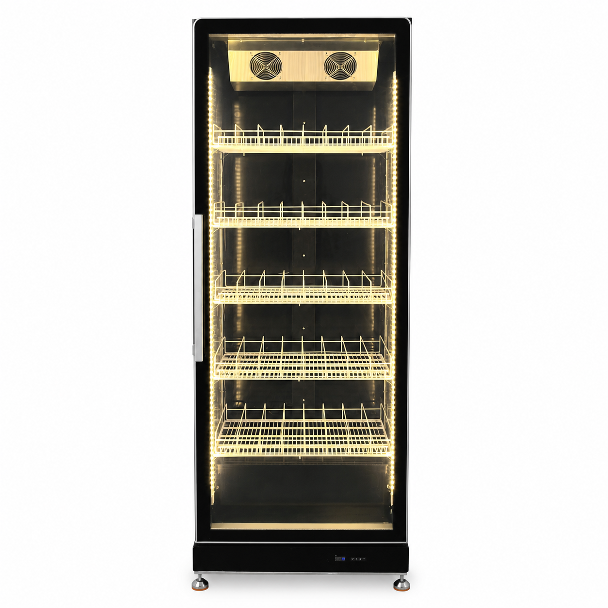 Representative WeWell upright beverage display cooler from the product range